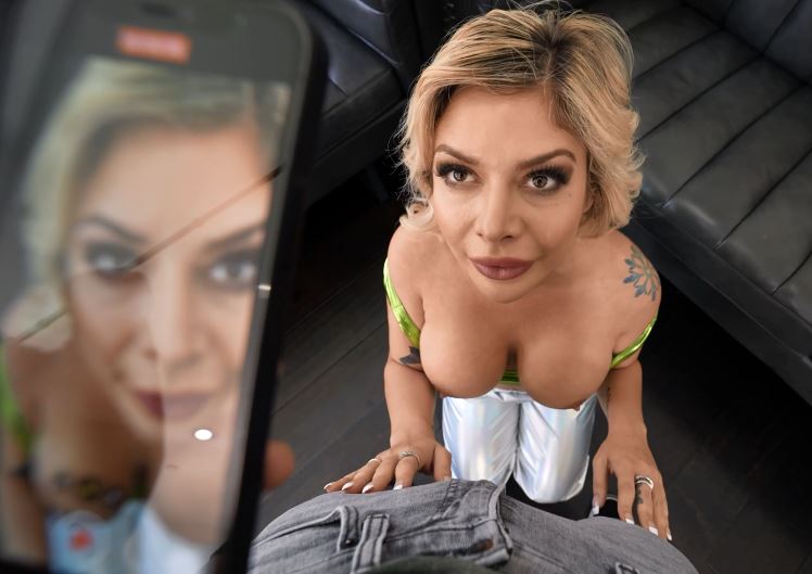 Sarah needs to film a test porn video and she asks her stepson Alex to help her with it!